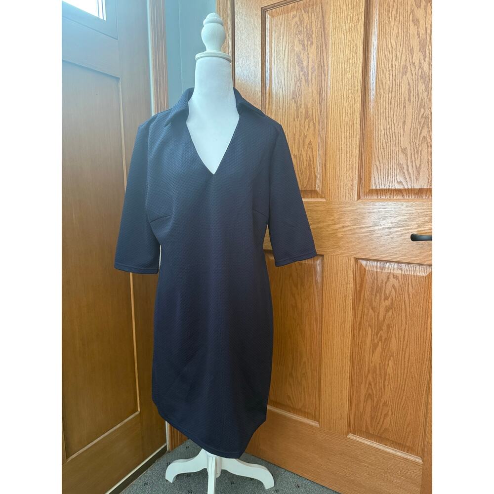 Aryeh Anthropologie Navy Dress Size XL
